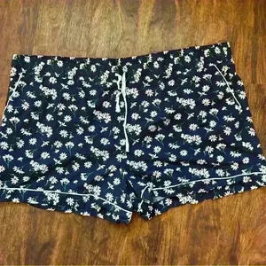 Vera Bradley Pajama Shorts Falling Daisy Size 3XL